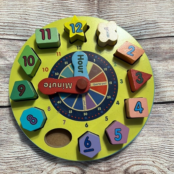 Melissa & Doug Toys Melissa And Doug Shape Sorting Clock Poshmark